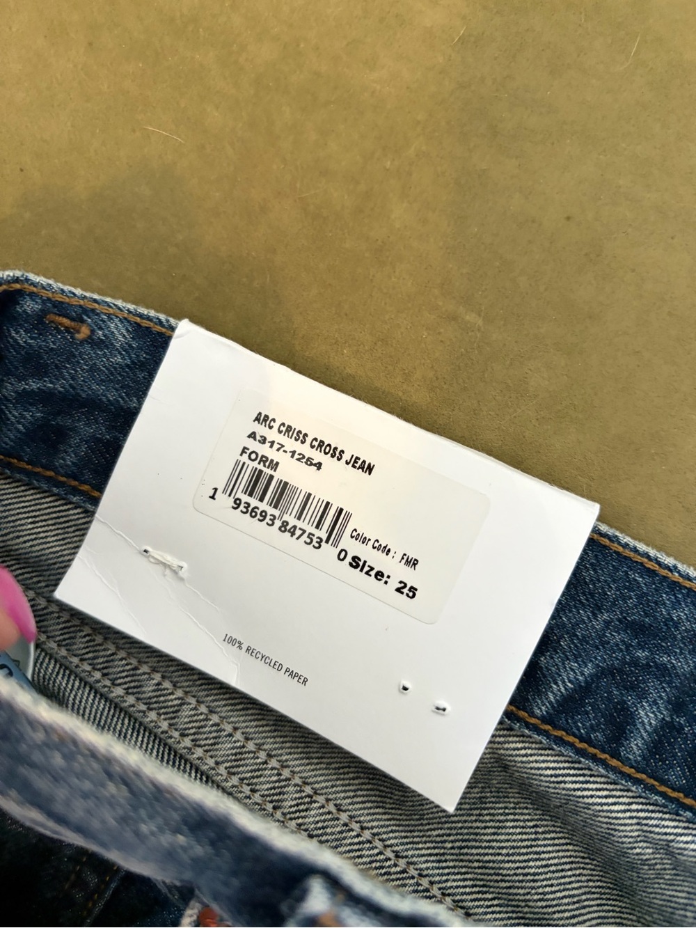 AGOLDE ARC CRISS CROSS JEAN (WEIGHTLESS) - Picture 12 of 15